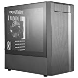 Cooler Master MasterBox NR400 Micro-ATX Tower with Front Mesh Ventilation, Minimal Design, Tempered Glass Side Panel and Single Headset Jack