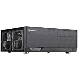 SilverStone Technology GD09B Home Theater Computer Case (HTPC) with Faux Aluminum Design for ATX/Micro-ATX Motherboards GD09B-x