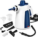 Handheld Pressurized Steam Cleaner, Multi-Surface All Natural Steamer for Cleaning, Portable Upholstery Steamer Cleaner with 9-Piece Accessories for Kitchen, Bathroom, Windows, Car Seat, Sofa, Floor