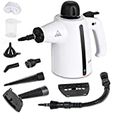 Commercial Care Steam Cleaner with 9 Piece Accessory Set, Upholstery Cleaner, Handheld Steamer, Steamer for Cleaning, Couch Cleaner, Tile Cleaner