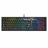 Corsair K60 RGB Pro Mechanical Gaming Keyboard - CHERRY Mechanical Keyswitches - Durable AluminumFrame - Customizable Per-Key RGB Backlighting