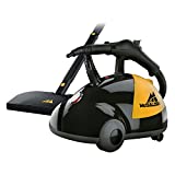 McCulloch MC1275 Heavy-Duty Steam Cleaner with 18 Accessories, Extra-Long Power Cord, Chemical-Free Pressurized Cleaning for Most Floors, Counters, Appliances, Windows, Autos, and More, Yellow/Grey