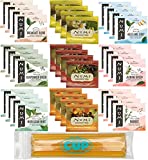 Numi 36 Count, 9 Flavor, Organic Tea Bag Sampler with By The Cup Honey Sticks