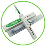 FiberShack - Fiber Optic Cleaning Pen - FC, SC & ST Fiber Cleaner Pen - 800+ Endface & Optical Connector Cleans - with Protection Case