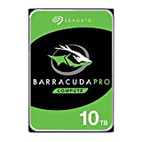 Seagate BarraCuda Pro SATA HDD 10TB 7200RPM 6Gb/s 256MB Cache 3.5-Inch Internal Hard Drive for PC Desktop Computers System All in One Home Servers DAS (ST10000DM0004) (Renewed)