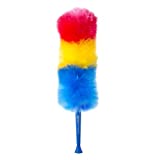 Kitchen + Home 23” inch Rainbow Static Duster - Electrostatic Feather Duster Attracts dust Like a Magnet!