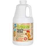 Earthworm Fragrance Free Drain Cleaner - Drain Opener - Natural Enzymes, Environmentally Responsible, Safer for Pets and Kids - 1 Half Gallon, 64 oz