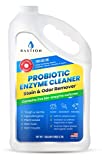 Probiotic Enzyme Cleaner - Professional Strength Solution -One Gallon- Natural Bio-Enzymatic Stain & Odor Remover - Plant Based, Safe, Multi-Purpose/Surface Eliminator: Floors, Laundry, Drain, Carpet; Urine, Wine, Smoke, Vomit, Coffee - No Rinse Formula - Dye Free (Gallon - 128oz)