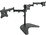 VIVO Triple Monitor Mount Fully Adjustable Desk Free Stand for 3 LCD Screens up to 24 inches STAND-V003P