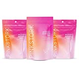Pink Stork Morning Sickness Relief Bundle: Nausea Relief, Sweets with Prenatal Vitamins, Morning Sickness Tea, Gifts for Pregnant Women, Pregnancy Must Haves, Ginger + Vitamin B6, Women-Owned