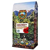 Java Planet, Organic Coffee Beans, Colombian Single Origin, Low Acid, Gourmet Medium Dark Roast of Arabica Whole Bean Coffee, Certified Organic, Rainforest Alliance, Non GMO,1LB Bag
