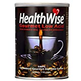 HealthWise Low Acid Coffee 100 Colombian Supremo, Original, 12 Ounce