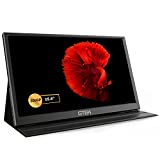 Portable Monitor - GTEK 15.8 Inch IPS Full HD 1920 x 1080P Screen with Speaker, Second Dual Computer Display, Wider Than 15.6 Inch, Extra Travel Monitor for MacBook Laptop PC, Includes Smart Cover