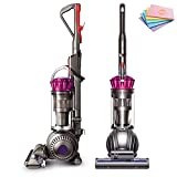 Flagship Dyson Ball MultiFloor Upright Vacuum: High Performance HEPA Filter, Bagless Height Adjustment,Strongest Suction,Telescopic Handle,Self Propelled Rotating Brushes, Fuchsia+ Sponge Cloth
