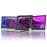 2022 New P2 Pro 13.3' Portable Monitor for Laptop, Full HD IPS 1080P Display Laptop Screen Extender, Dual Laptop Monitor Screen for 13'-16.5' Laptops (Triple Monitor)