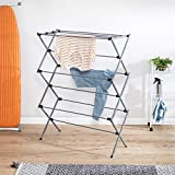 Honey Can Do Oversize Collapsible Clothes Drying Rack DRY-09066 Silver