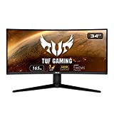 ASUS TUF Gaming VG34VQL1B 34 inches Curved HDR Monitor, WQHD (3440x1440), 165Hz, 1ms (Renewed)