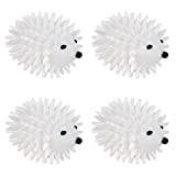 Hedgehog Dryer Balls - Natural alternative to dryer sheets and fabric softeners. The reusable hedgehog dryer ball reduces drying time, fewer clothes wrinkles and less static cling. (4-PACK)