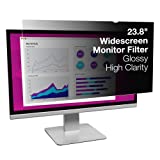 3M High Clarity Privacy Filter for 23.8 Inch Widescreen Monitor, Reversible Gloss/Gloss, Increased Clarity, Reduces Blue Light, Screen Protection, 16:9 Aspect Ratio (HC238W9B)