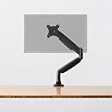 Fully Jarvis Monitor Mounting Arm - fits up to 32' Computer Display (Single, Black)