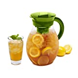 Primula The Big Iced Tea Maker Infusion, Brewer, Large Capacity, Beverage Pitcher, 1 Gallon, Green