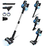 Cordless Vacuum Cleaner, 23Kpa 200W Brushless Stick Vacuum with 3 Suction Mode, Up to 40 Mins Runtime 2200 Rechargeable Batt, 6-in-1 Lightweight Vacuum for Carpet Hard Floor Pet Hair -Wnkim S700