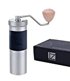 1Zpresso JX-PRO Manual Coffee Grinder Light Gray Capacity 35g with Assembly Stainless Steel Conical Burr - Numernal Adjustable Setting, Portable Mill Faster Grinding Efficiency Espresso to Coarse