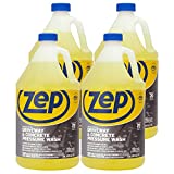 Zep Driveway and Concrete Pressure Wash Cleaner - 1 Gallon (Case of 4) ZUBMC128 - Professional Strength Concentrate