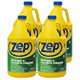 Zep Driveway, Masonry and Concrete Cleaner and Degreaser - 1 Gallon (Case of 4) ZUCON128 - Concentrated Formula Makes 20 Gallons