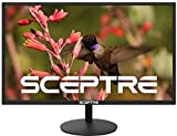 Sceptre E275W-19203R 27' Ultra Thin 1080P LED Monitor 2X HDMI VGA Build-In Speakers, Metallic Black 2018