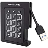 Apricorn 2TB Aegis Padlock SSD 256-Bit, FIPS 140-2 Level 2 Validated Ruggedized USB 3.0 Encrypted External Portable Drive (ASSD-3PL256-2TBF)