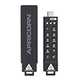Apricorn 128GB Aegis Secure Key 3 NXC 256-Bit Hardware-Encrypted USB 3.2 Type C Flash Drive, FIPS 140-3 Level 3 Validation Pending (ASK3-NXC-128GB)