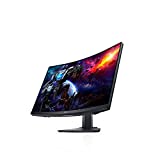 Dell Curved Gaming Monitor 27 Inch Curved Monitor with 165Hz Refresh Rate, QHD (2560 x 1440) Display, Black - S2722DGM