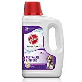 Hoover, White Paws & Claws Deep Cleaning Carpet Shampoo with Stainguard, Concentrated Machine Cleaner Solution for Pets, 64oz Formula, AH30925, White