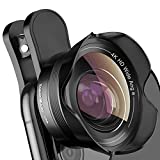 Phone Camera Lens,TODI 4K HD 2 in 1 120° Wide Angle Lens, 20X Macro Lens,Clip-On Phone Lens Compatible iPhone,Samsung, Most Andriod Phones No Distortion