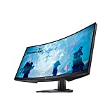 Dell Curved Gaming Monitor 34 Inch Curved Monitor with 144Hz Refresh Rate, WQHD (3440 x 1440) Display, Black - S3422DWG