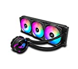 ASUS ROG Strix LC 360 RGB All-in-one AIO Liquid CPU Cooler 360mm Radiator, Intel 115x/2066 and AMD AM4/TR4 Support, Triple 120mm 4-pin PWM Fans (Addressable RGB Fans)