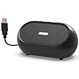 [Bass+] USB Computer Speakers for PC, Desktop, Laptop, Small Computer Sound Bar, Plug-n-Play External Speakers with Hi-Fi Sound Quality, Deep Bass, Loud Volume, Direct Volume Control