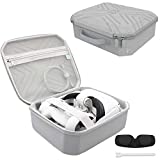 Pinson Hard Carrying Case for Oculus Quest 2 VR Gaming Headset and Controllers Accessories Protective Cover Storage Travel Bag (Gray)