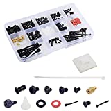 QTEATAK 272 PCS pc Basic Computer Standoffs Set & Screws Kit for Motherboard HDD Hard Drive, Case, Power Card, Graphics, Fan, Chassis, CD-ROM, ATX Case