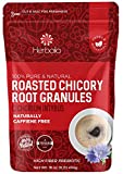Chicory Root Roasted Granules, 1 Pound, Chicory Coffee (Inulin, Prebiotic Dietary Fiber) Rich Flavor, Caffeine Free, Natural Tea and Coffee Substitute, Keto, Kosher