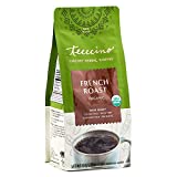 Teeccino Chicory Coffee Alternative – French Roast – Ground Herbal Coffee That’s Prebiotic, Caffeine-Free & Acid Free, Dark Roast, 11 Ounce