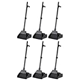 AmazonCommercial Lobby Dustpan with Broom set - 6-Pack