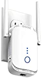 Newer 2022 Release WiFi Extender Range Booster up to 3140sq.ft with ethernet Port for Home & Outdoor, WiFi Repeater, Amplified Long-Range External Advanced Antennas, 1-tap Setup, Alexa Compatible