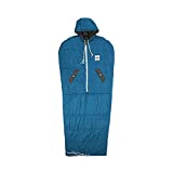 VINSONMASSIF Wearable Sleeping Bag for Camping, Hiking & Outdoors, Lightweight Sleeping Bag (Turkey Blue)