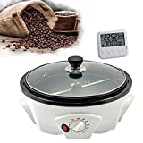 Electric Coffee Roaster Machine for Home Use, 800g Capacity Electric Coffee Bean Roaster, Multifunctional Nut Peanut Cashew Chestnuts Roasting, Non-Stick Design, 110V