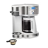 Hamilton Beach 2-Way Brewer Coffee Maker, Single-Serve and 12-Cup Pot, White (49933)