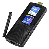 MeLE PCG02 Fanless Mini PC Stick Computer,J4125 8GB 128GB Win10 Pro 4K HDMI Portable Businiess Compute Stick for Media Industry IoT Office, Support Win11 PXE Bluetooth WiFi Gigabit Ethernet USB 3.0