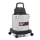 Shop-Vac 4041400 Ash Dry Vac with Dolly, Stainless Steel Tank, 5 gal, Long Hose, 6.3 Amps, (1-Pack)
