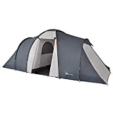Moon Lence 8 Person Tent Family Camping Tent Waterproof Windproof with Divided Curtain for Separated 2 Rooms and Double Layer Portable with Carry Bag for Outdoor